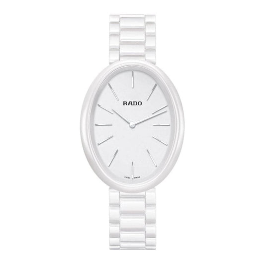 Rado Esenza White Dial White Ceramic Women's Watch - Kamal Watch Company