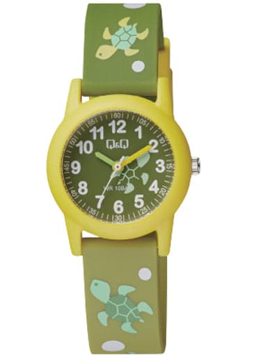 Q&Q Analog Green Dial Girl's Watch