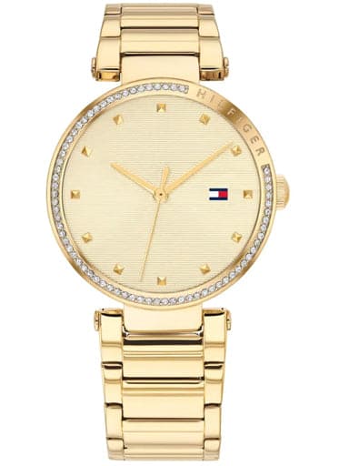 Tommy Hilfiger Womens Champagne Dial Steel Analogue Watch - Kamal Watch Company