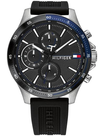 Tommy Hilfiger Black Dial Analog Watch For Men - Kamal Watch Company