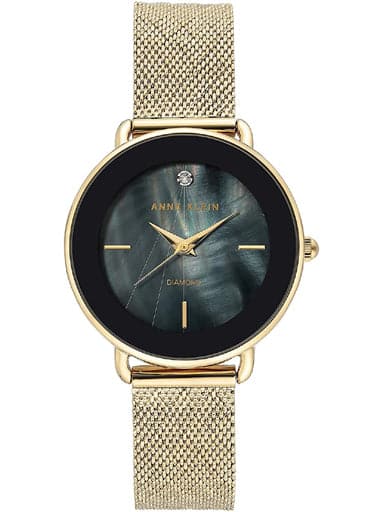 Anne Klein Womens Analog Watch Ak3686Bkgb