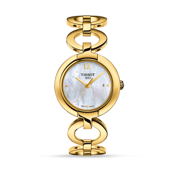 TISSOT Pinky Mother of Pearl Dial Ladies Watch T084.210.33.117.00 - Kamal Watch Company