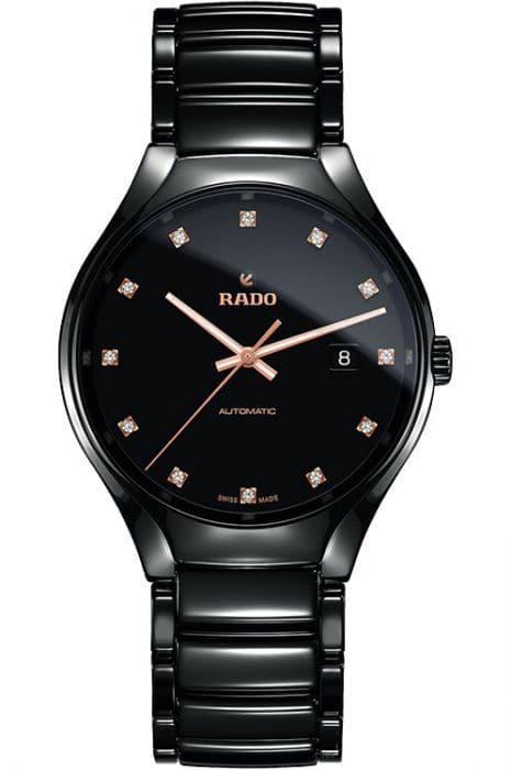 Rado True Automatic Diamond Black Dial Men's Watch - Kamal Watch Company