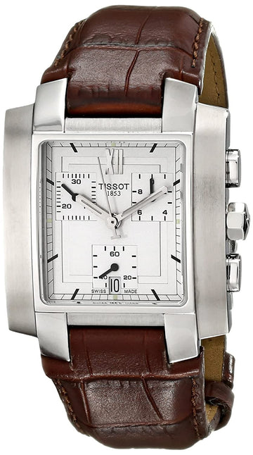 Tissot Men's TXL Chronograph Brown Leather Watch T60.1.517.33 - Kamal Watch Company