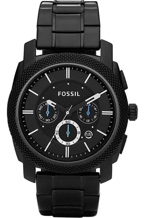 Fossil Men's Black Stainless Steel Bracelet - Kamal Watch Company