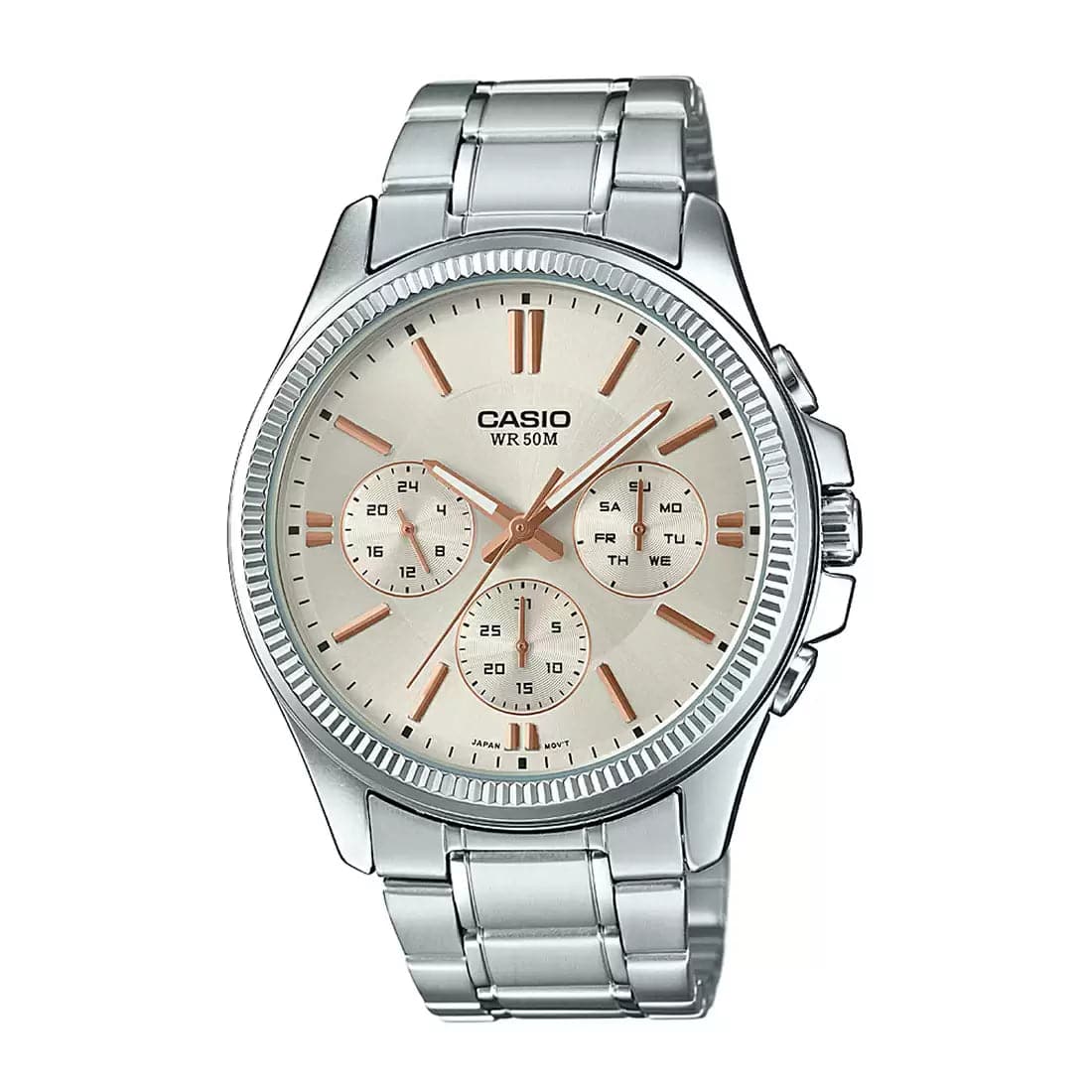 Casio Enticer Men MTP-1375D-7A2VDF (A1078) Multi Dial Men's Watch - Kamal Watch Company