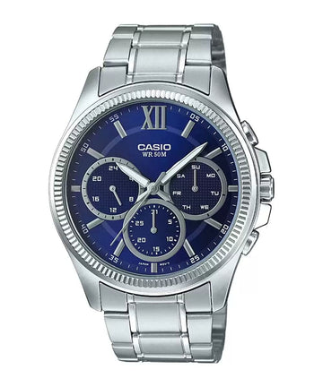 Casio Enticer Men Analog Blue Dial Men's Watch - Kamal Watch Company