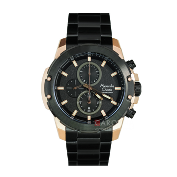 Jam Tangan Pria ALEXANDRE CHRISTIE AC 6583 MCBBRBA / Hitam RG ORIGINAL - Kamal Watch Company