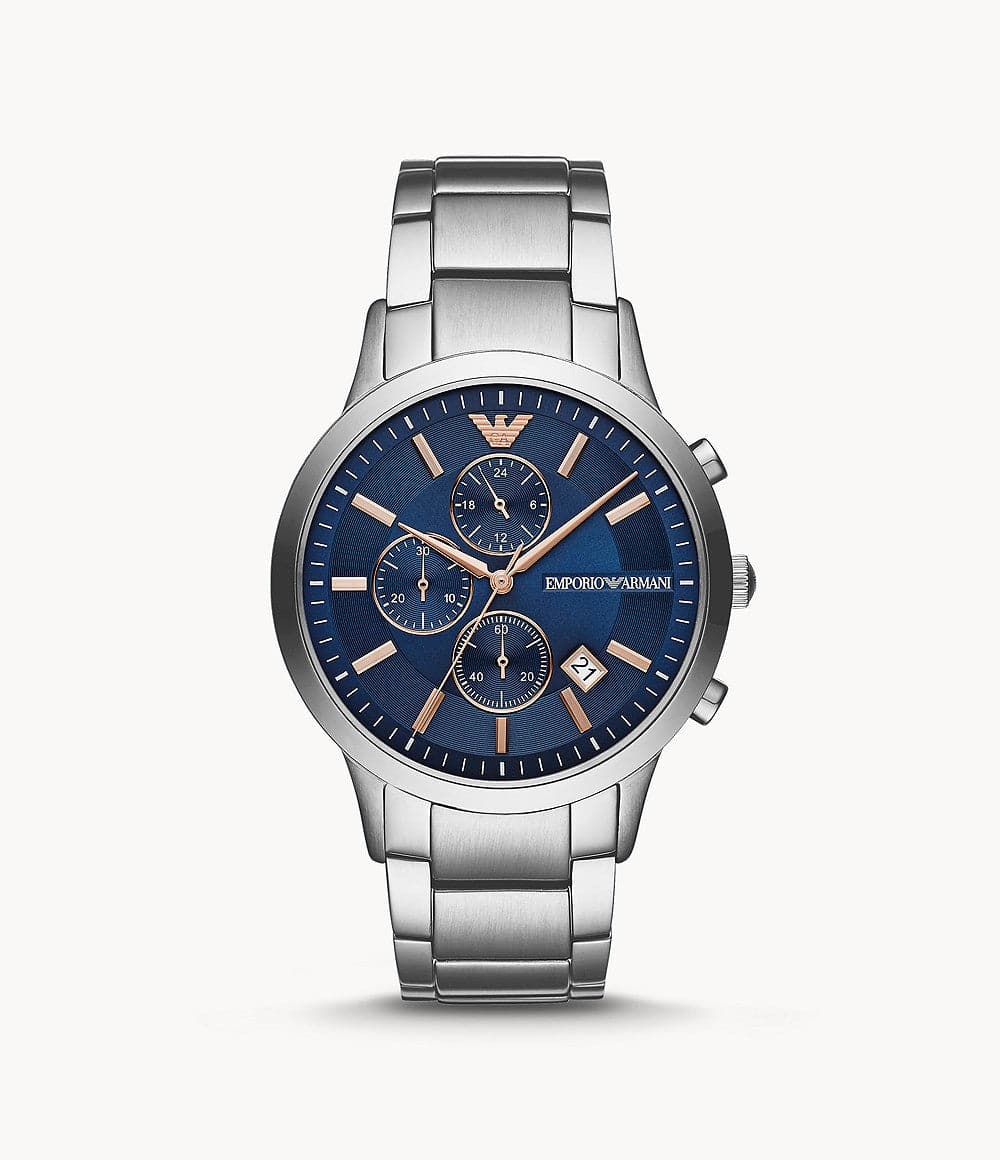 Emporio Armani Chronograph Stainless Steel Watch AR11458