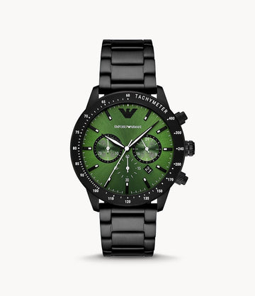 Emporio Armani Chronograph Black Stainless Steel Watch AR11472 - Kamal Watch Company