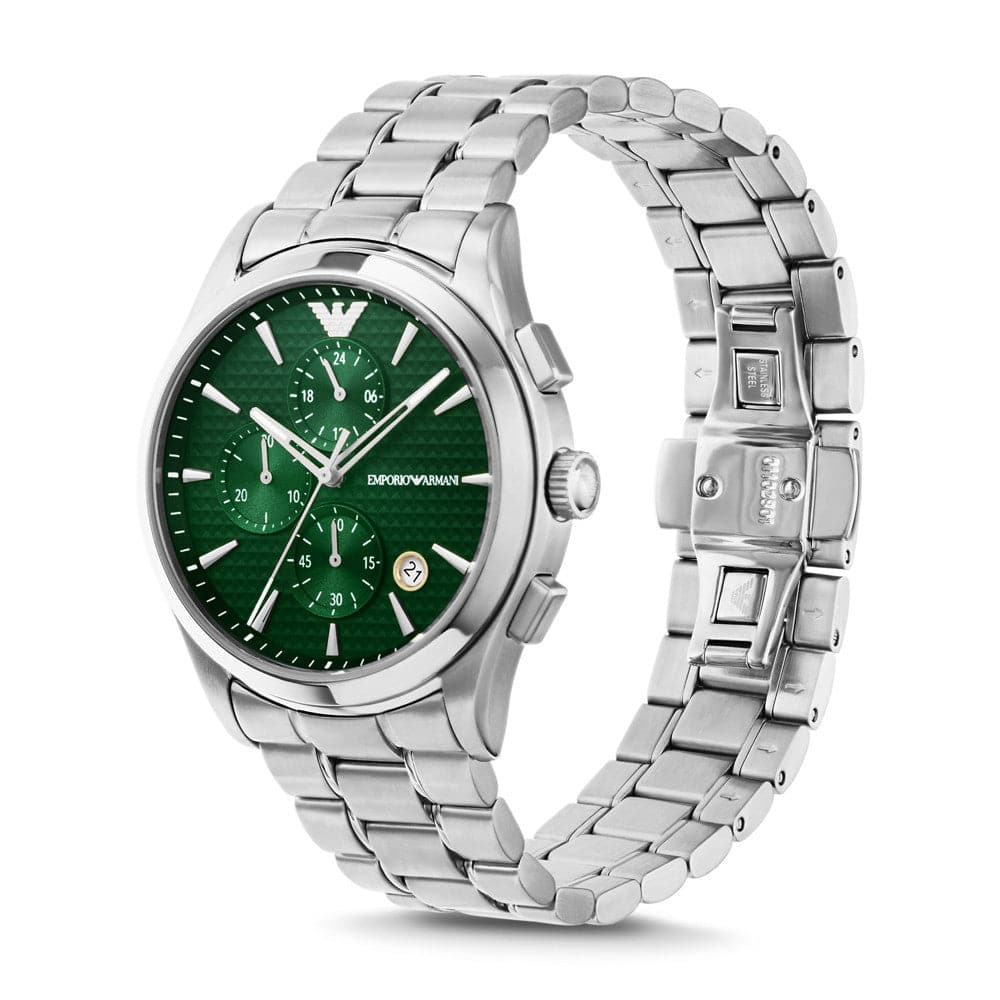 Emporio armani stainless online steel watch