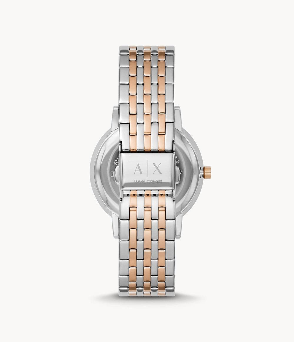 Armani Exchange Three-Hand Two-Tone Stainless Steel Watch AX5580I - Kamal Watch Company