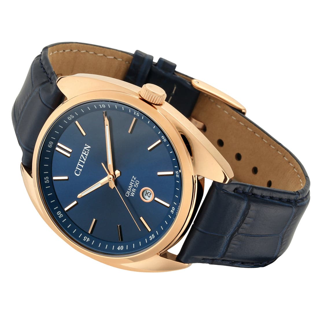 CITIZEN QUARTZ GENTS WATCH BLUE DIAL - BI5093-01L - Kamal Watch Company