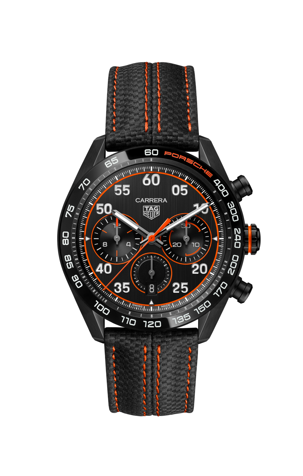 TAG HEUER CARRERA X PORSCHE ORANGE RACING-CBN2A1M.FC6526 - Kamal Watch Company