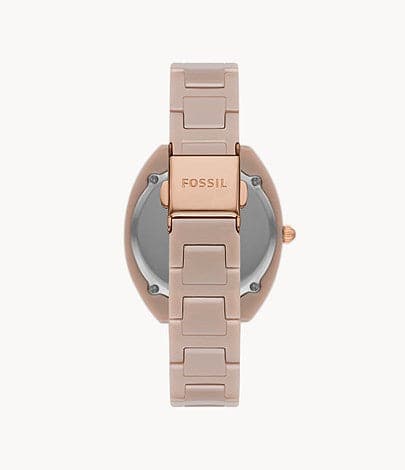 Fossil Women's 'Adele' White Ceramic Watch | Groupon