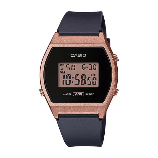 Casio Vintage Series Digital Rose Gold Dial Unisex-Adult Watch D214 - Kamal Watch Company