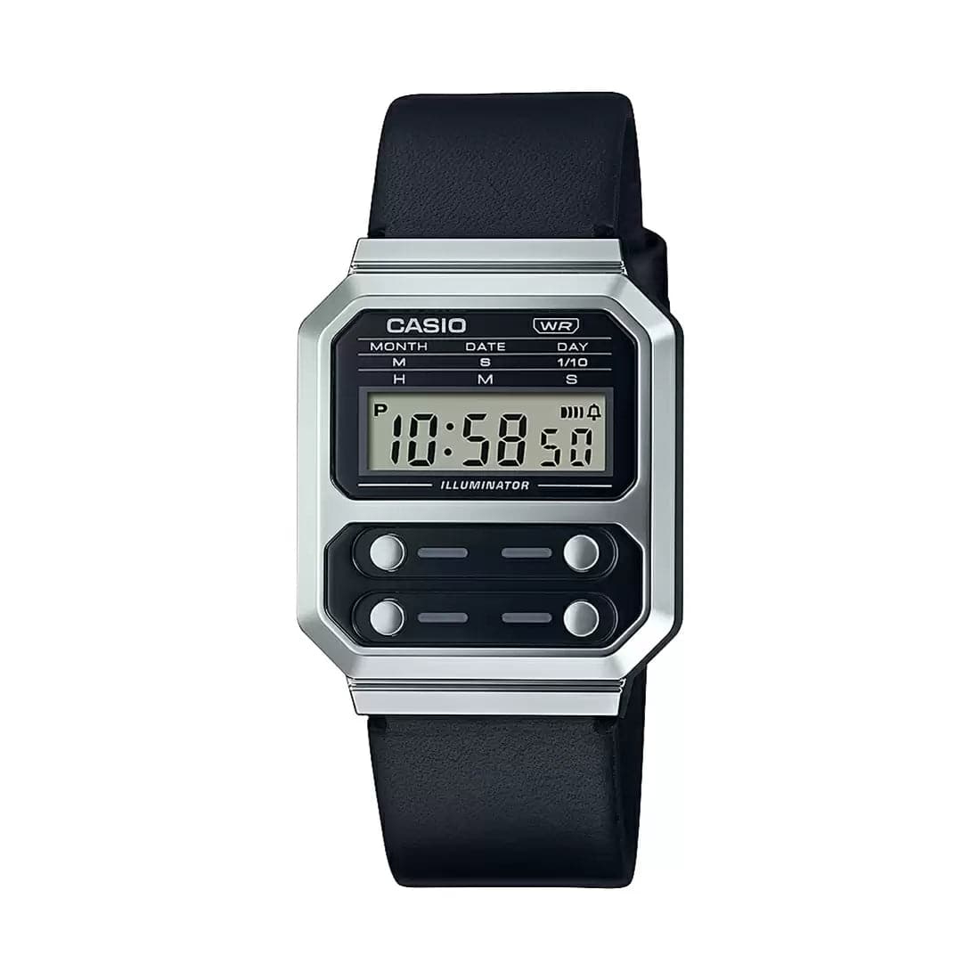 CASIO VINTAGE COLLECTION Black Digital - Unisex Watch D263 - Kamal Watch Company