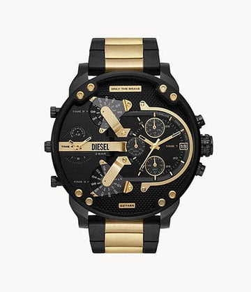 DIESEL Mr. Daddy 2.0 Chronograph Multifunction Two-Tone Stainless Steel Watch DZ7465I - Kamal Watch Company