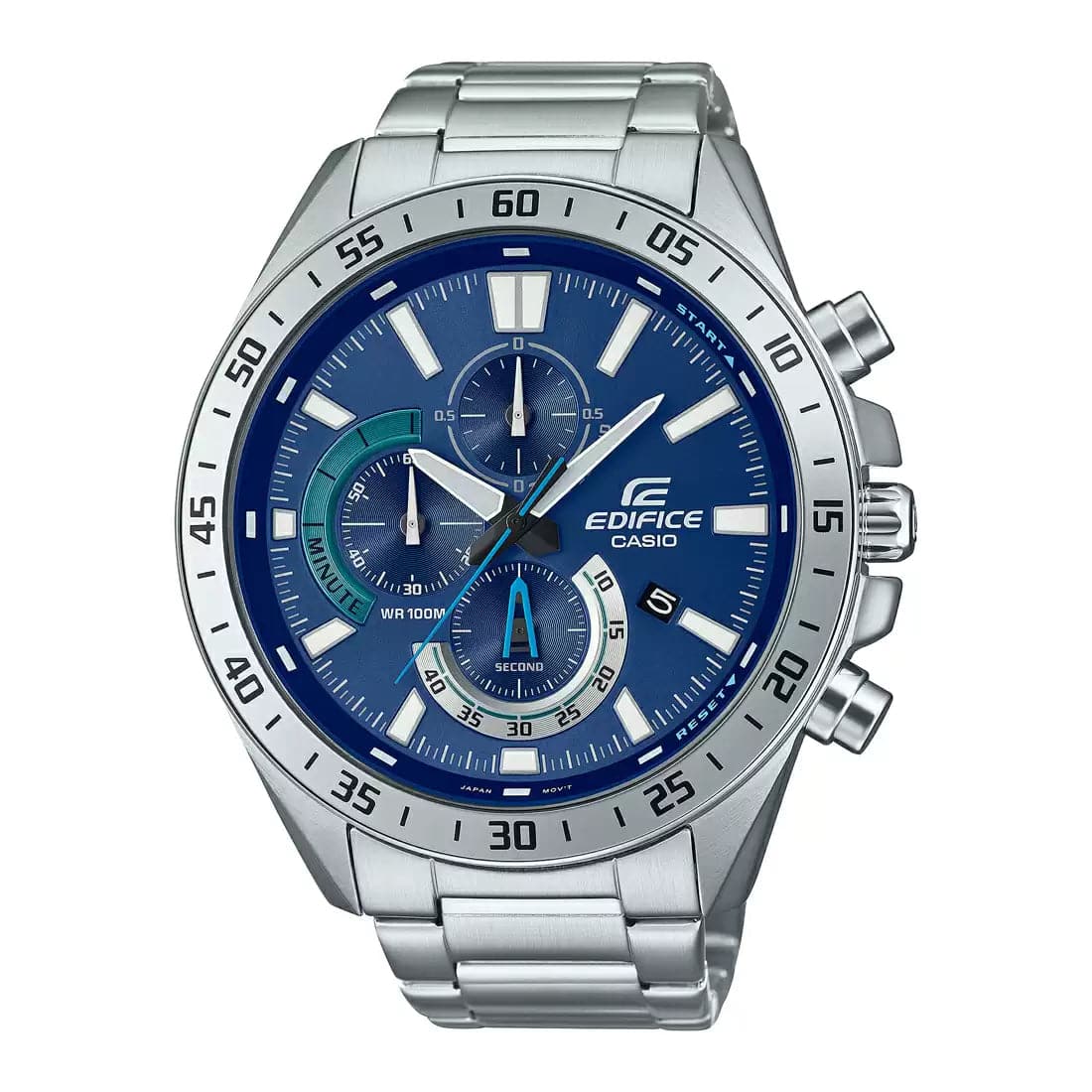 CASIO EDIFICE Silver Chronograph - Men's Watch ED533 - Kamal Watch Company