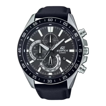 CASIO EDIFICE Black Chronograph - Men's Watch ED534 - Kamal Watch Company