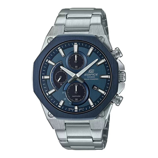 EX528 Casio Edifice EFS-S570DB-2AUDF  Solar, Slim, Sapphire - Kamal Watch Company