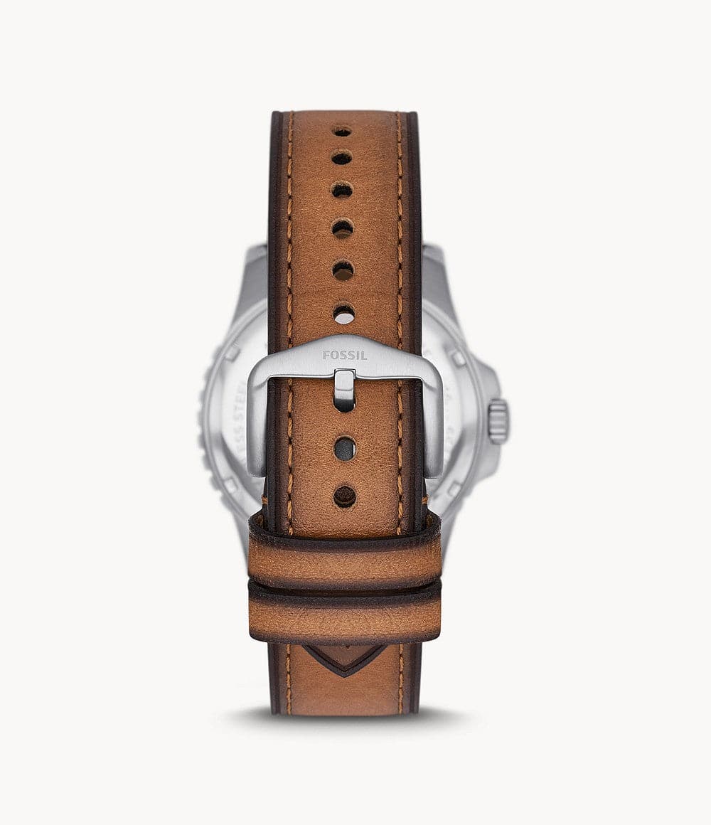 Invella Premium Leather Watch Strap Fossil Gen 5 Carlyle HR (Dark Brown) |  Invella