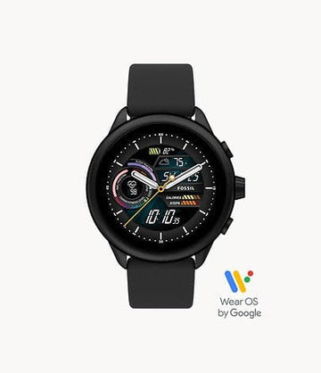 FOSSIL Gen 6 Wellness Edition Smartwatch Black Silicone FTW4069 - Kamal Watch Company