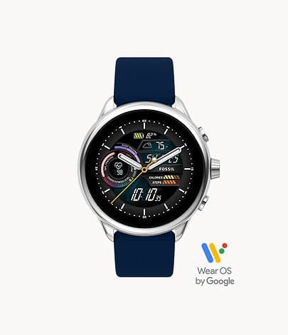 FOSSIL Gen 6 Wellness Edition Smartwatch Navy Silicone FTW4070