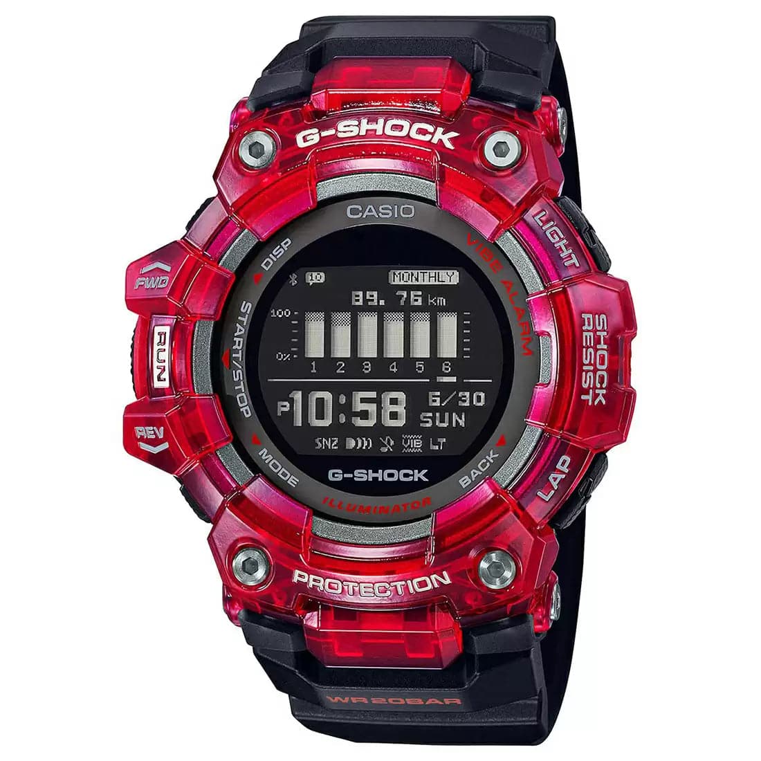 Casio G-Shock Red Smartwatch - Men'S Watch G1094