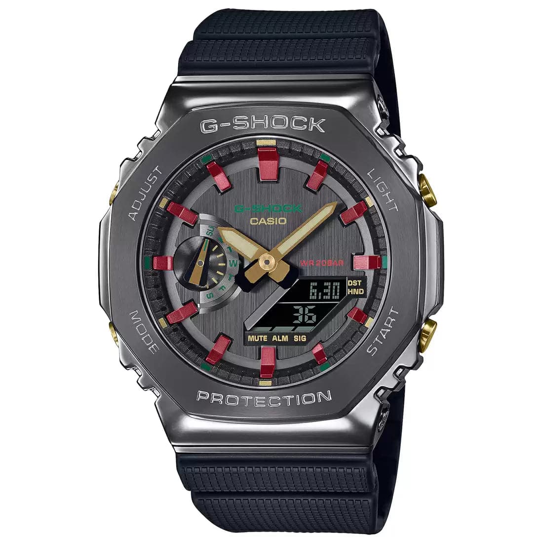 CASIO G-SHOCK Silver Metal Covered - Men's Watch G1180 - Kamal Watch Company