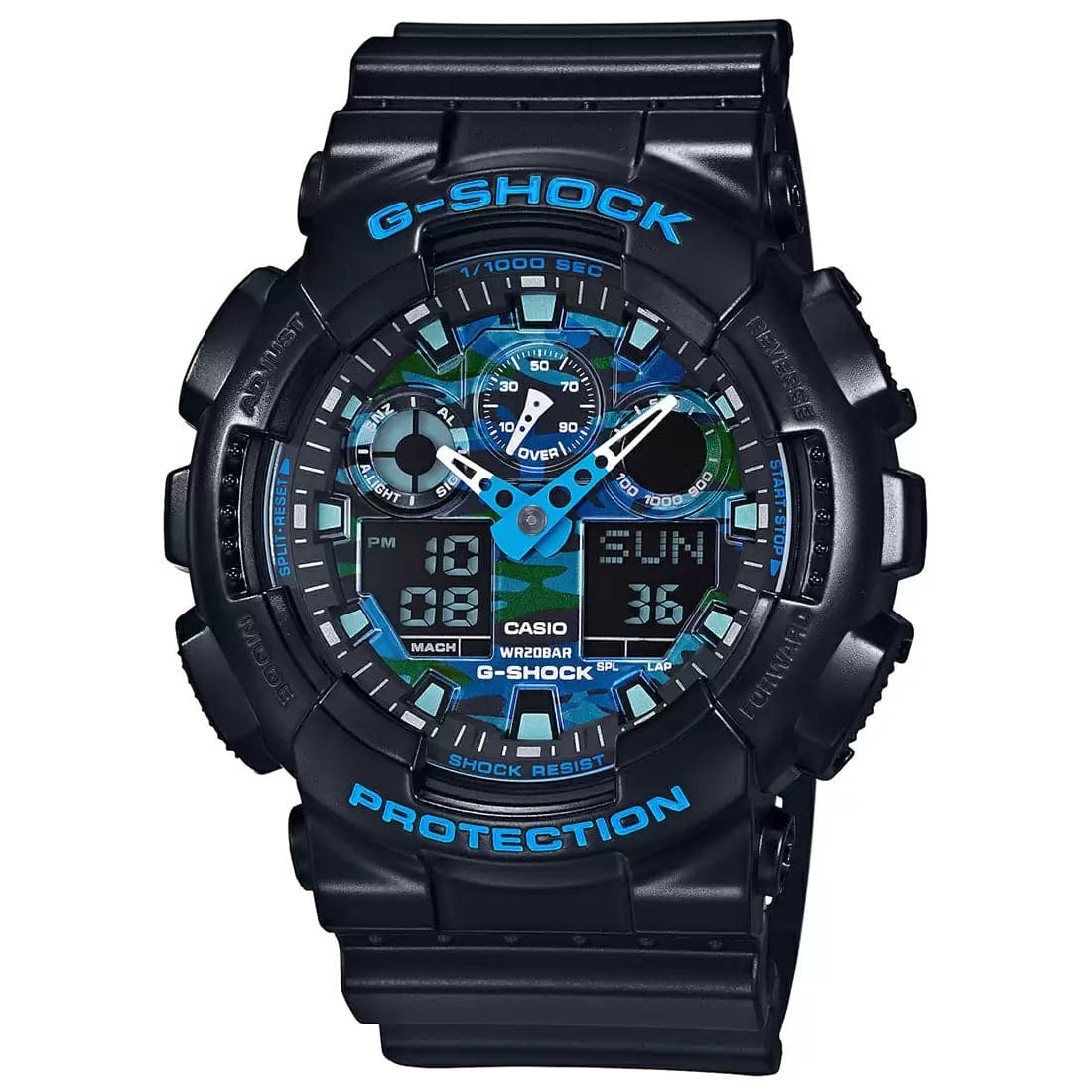 G625 Ga-100Cb-1Adr Casio G-Shock Analog-Digital Men'S Watch