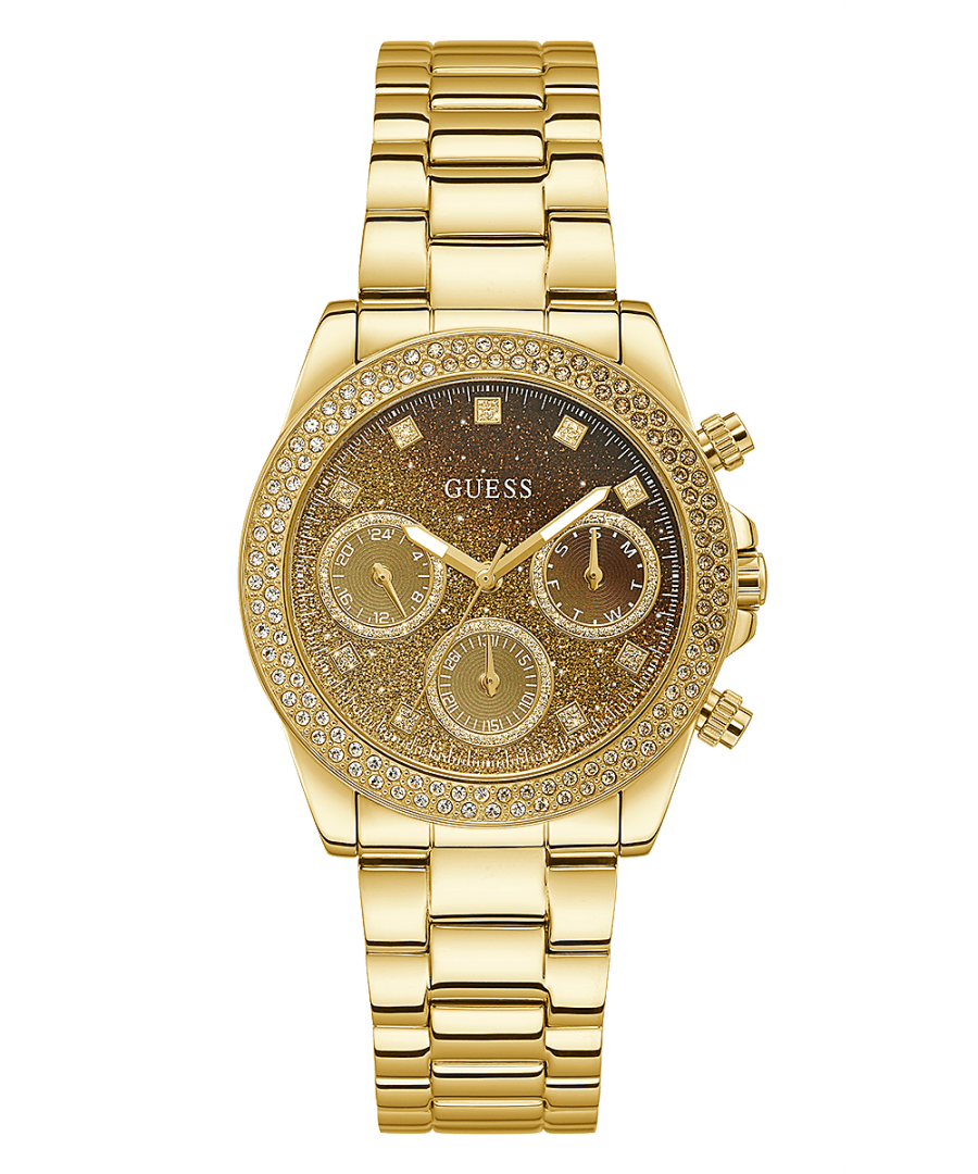 Gold Tone Case Gold Tone Stainless Steel Watch