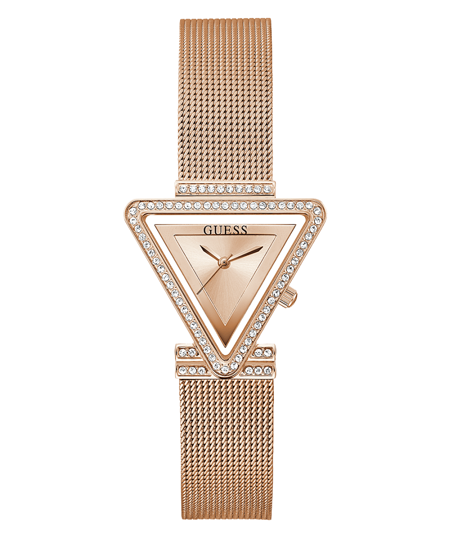 ROSE GOLD TONE CASE ROSE GOLD TONE STAINLESS STEEL/MESH WATCH