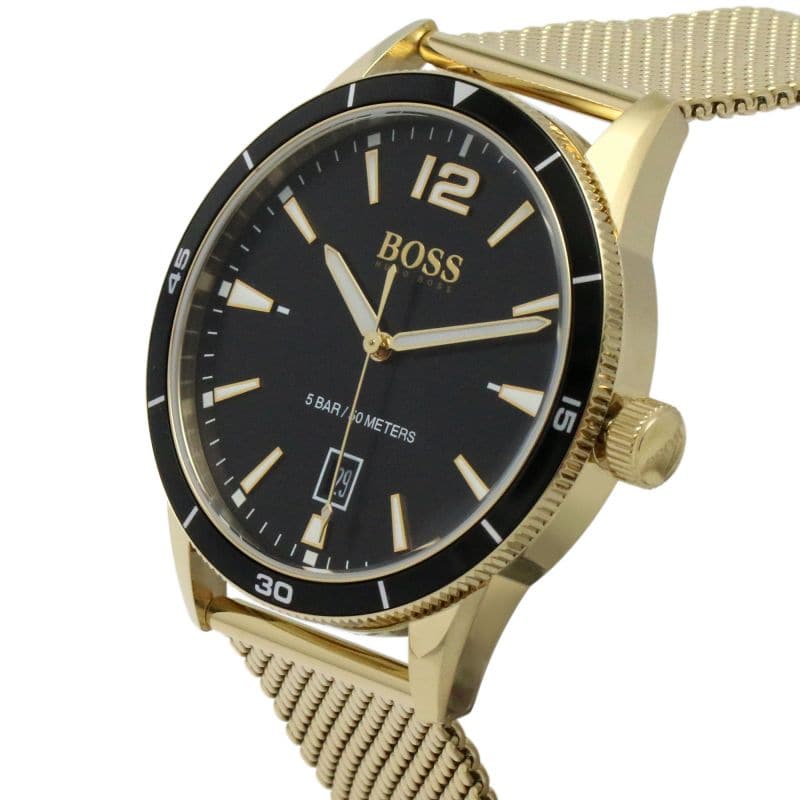 HUGO BOSS Drifter Gold & Black Watch - Kamal Watch Company