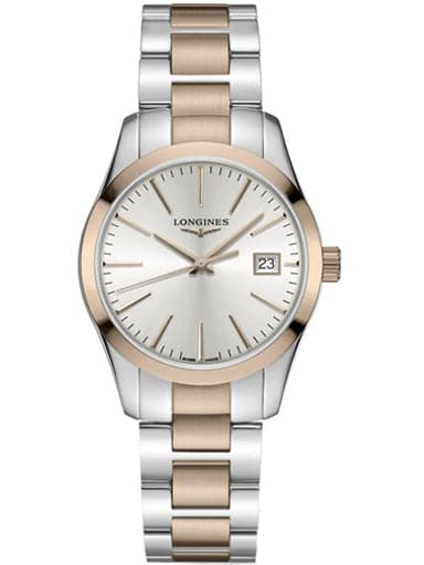 Longines Conquest Classic 34Mm Quartz Women Watch