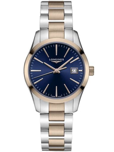 Longines Conquest Classic 34Mm Quartz Women Watch