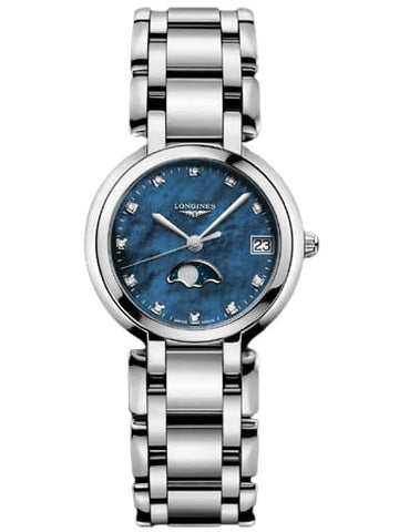 Longines PrimaLuna Blue mother-of-pearl Watch - Kamal Watch Company