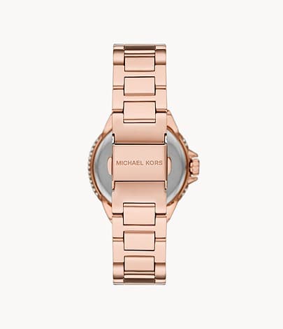 Michael Kors Camille Multifunction Rose Gold-Tone Stainless Steel Watch MK4700I - Kamal Watch Company