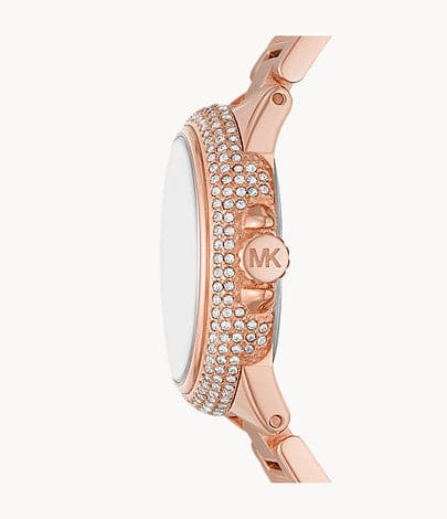 Michael Kors Camille Multifunction Rose Gold-Tone Stainless Steel Watch MK4700I - Kamal Watch Company