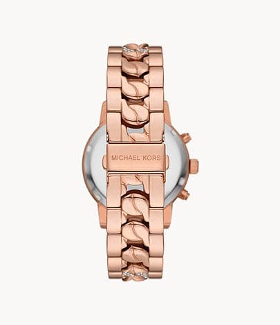 Michael kors ritz rose gold outlet tone ladies watch