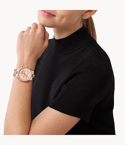 Michael kors ritz watch two online tone