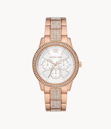 Michael Kors Tibby Multifunction Rose Gold-Tone Stainless Steel Watch MK7293 - Kamal Watch Company