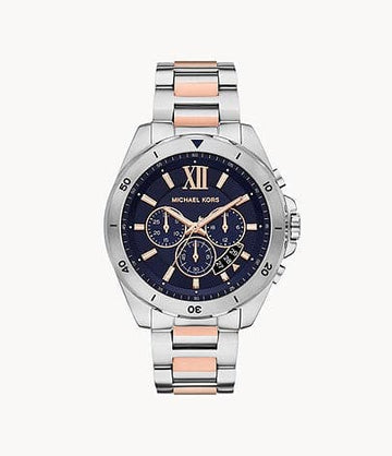 Michael Kors Brecken Chronograph Two-Tone Stainless Steel Watch MK9065I - Kamal Watch Company