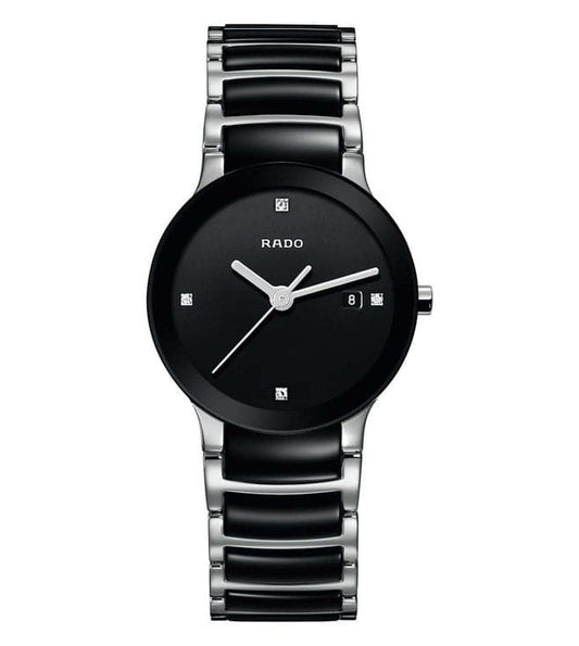 Rado Centrix Quartz Black Dial Women's Watch - Kamal Watch Company