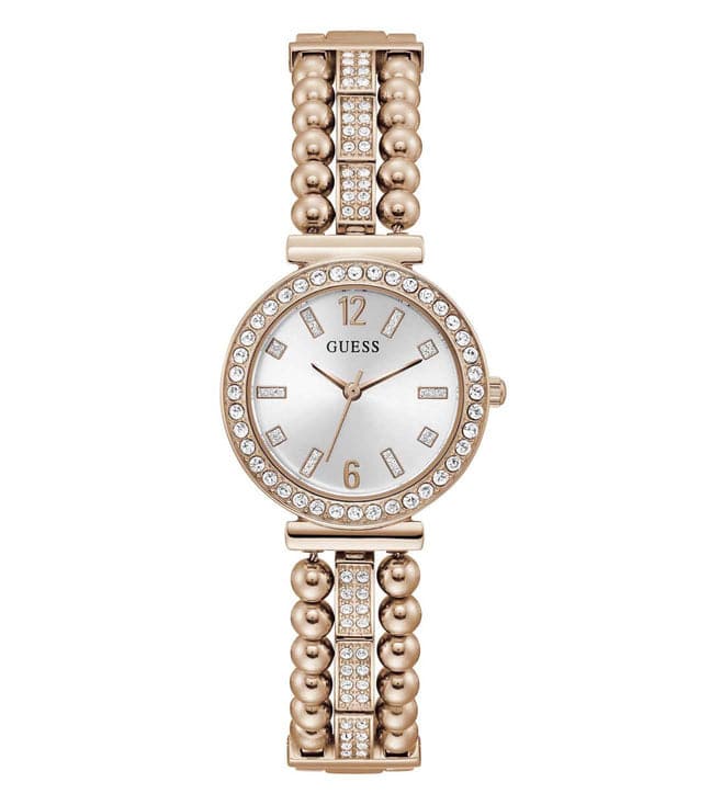 GUESS Analog White Dial Women's Watch GW0401L3