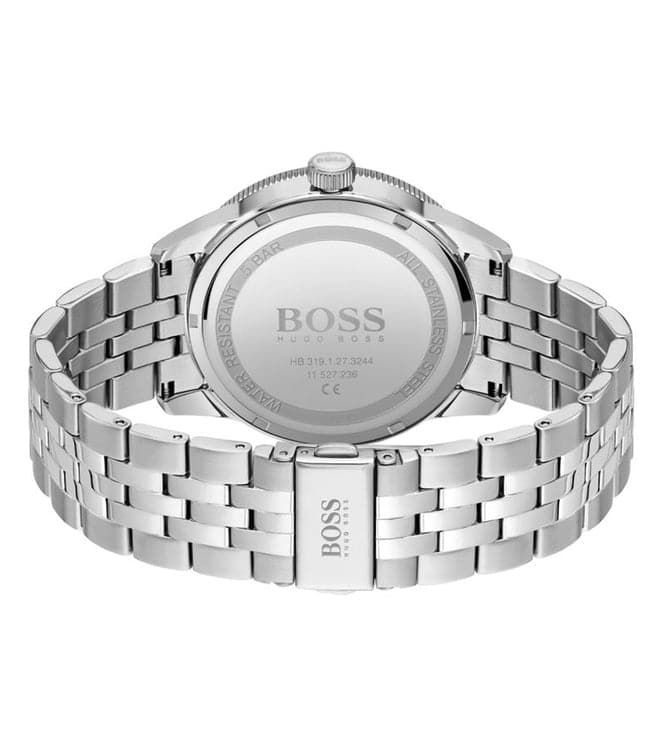 Buy Hugo Boss Men Drifter Leather Analogue Watch 1513898 Black - Watches  for Men 22765534 | Myntra