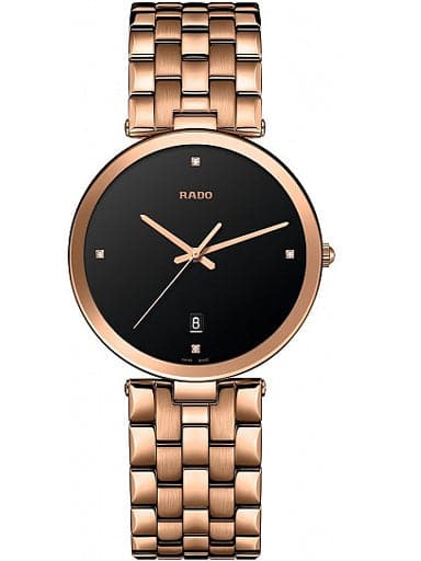 Rado Florence Women Black Diamond Dial Watch - Kamal Watch Company