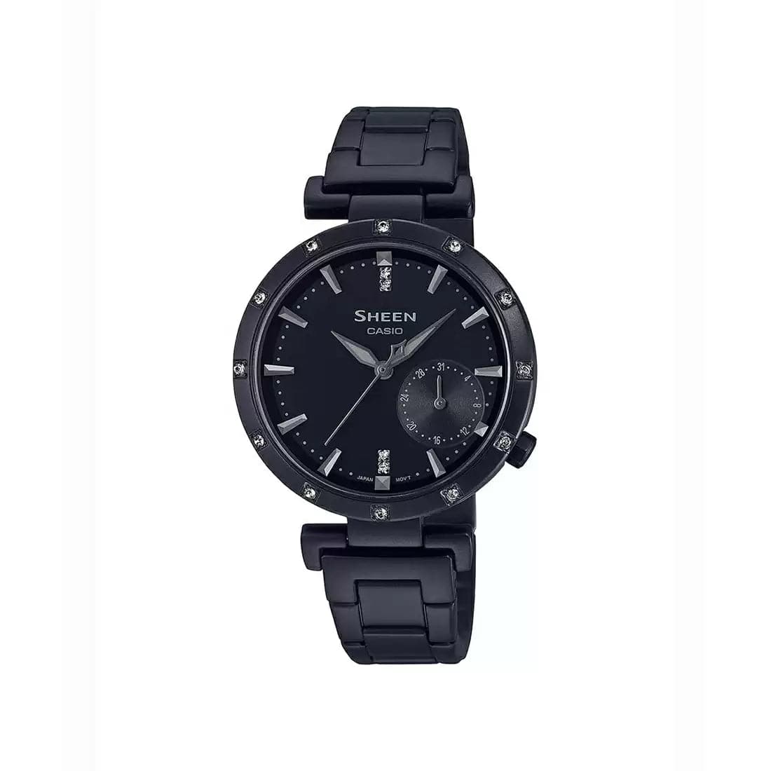 Casio Sheen Black Ip Analog - Women'S Watch Sh238