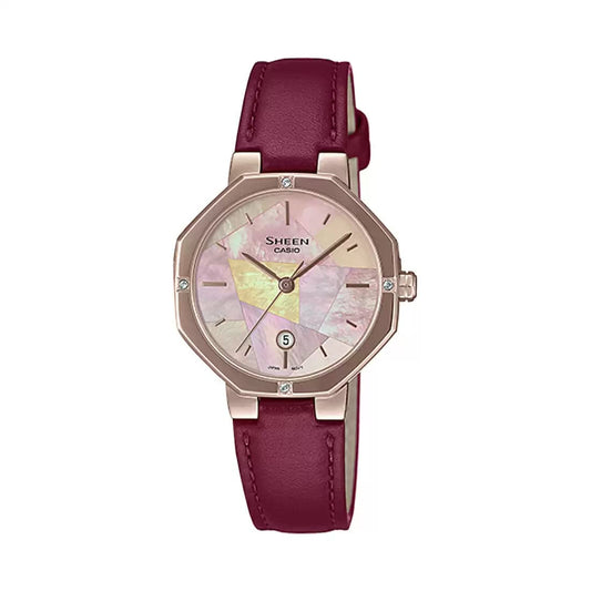 CASIO SHEEN Red Analog - Women's Watch SH260 - Kamal Watch Company