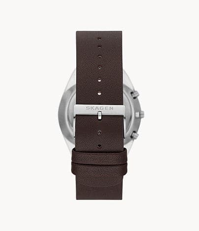 SKAGEN Grenen Chronograph Espresso Leather Watch SKW6842I - Kamal Watch Company